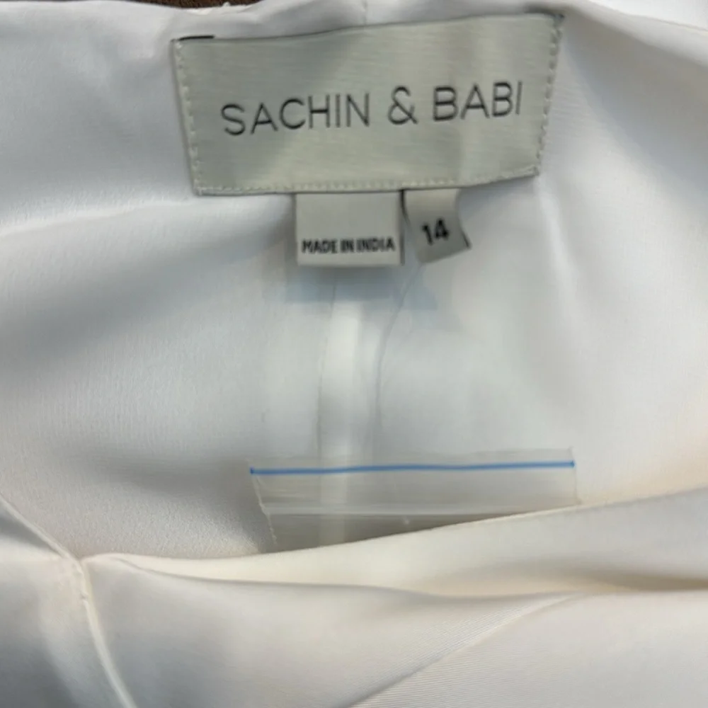 Sachin & Babi size 14 Astor pearl-embellished gown - Picture 13 of 14